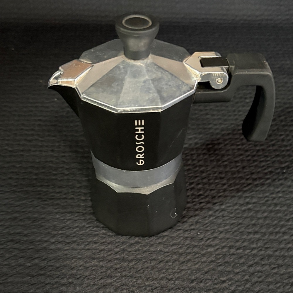 Black Stovetop Espresso Maker